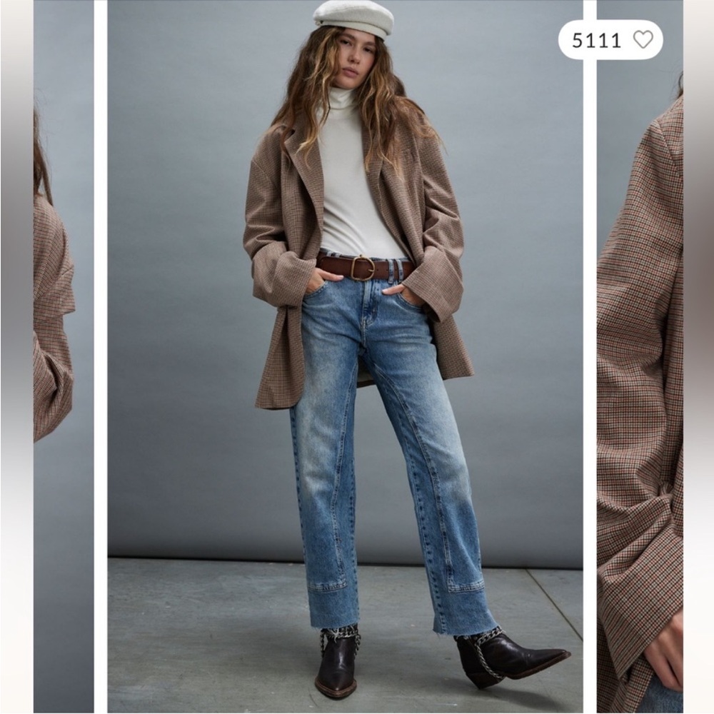 NWT 💫 current 💫 Free People Reggie Blazer (size M)